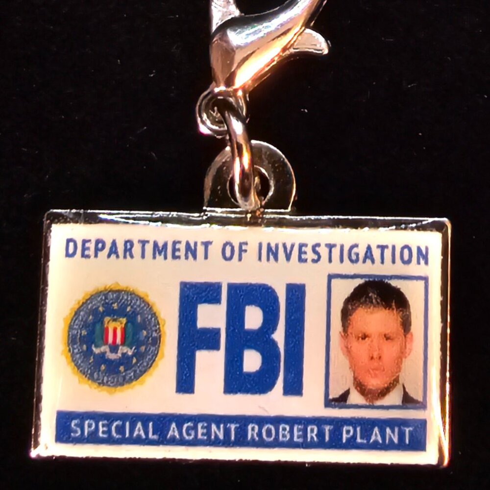 From Supernatural Dean’s FBI Badge Charm – NIP